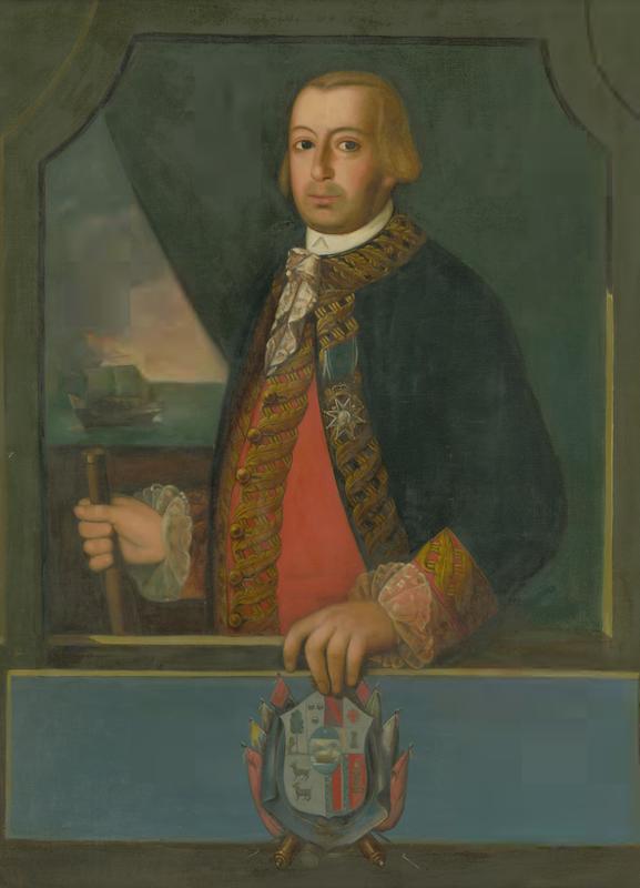Bernardo de Gálvez, Unidentified artist, after José de Alfaro, ca. 1900, Oil on canvas, Louisiana State Museum T0002.1967