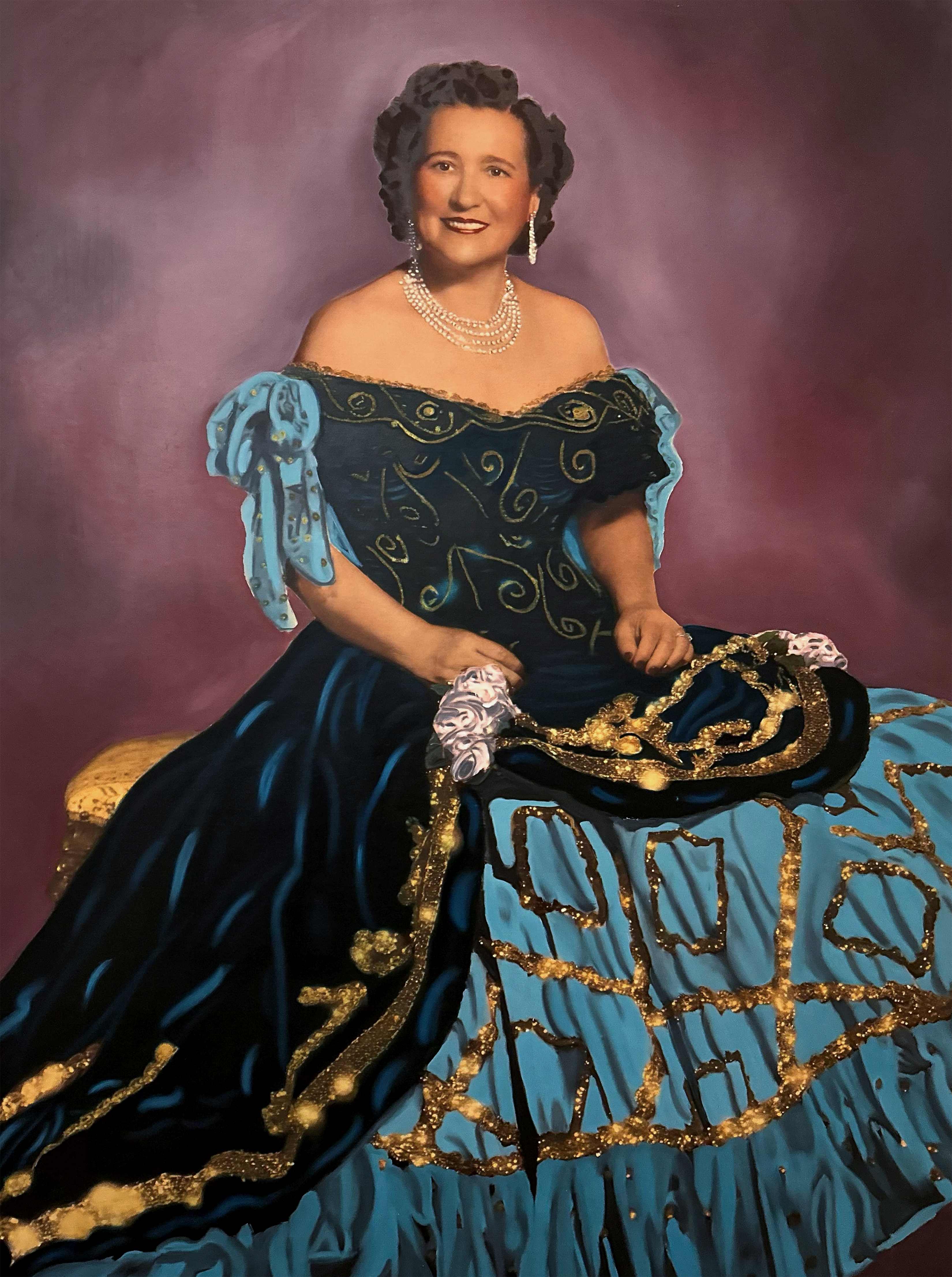 Aminthe Nungesser, Founder of the Krewe of Iris in 1922