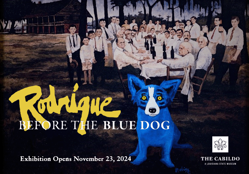 Rodrigue: Before the Blue Dog Exhibition Opens November 23, 2024, at the Cabildo