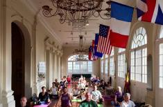 Yoga at the Cabildo every Saturday morning